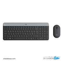  کیبورد و موس بی سیم لاجیتک MK470 ا Logitech MK470 Slim Wireless Keyboard Mouse