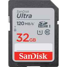  کارت حافظه سندیسک Sandisk SD 32GB 120MB/S Ultra SDHC UHS-I