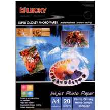  کاغذ مات لاکي مخصوص پرينتر جوهر افشان ا Lucky Lustre photo paper