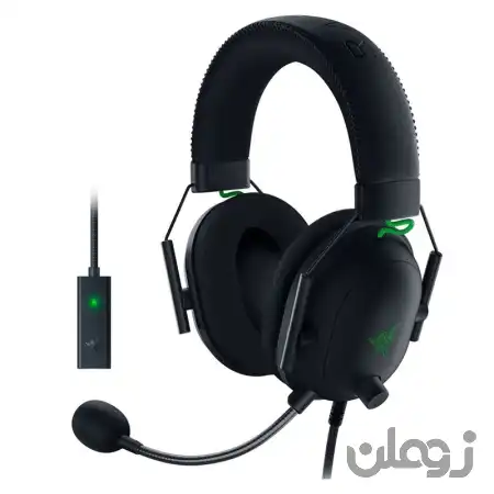  هدست سیمی RAZER مدل GAMING BLACKSHARK V2 به همراه کارت صدا