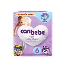  پوشک بچه جان به به سایز ۶ (۲۴ عددی) Canbebe