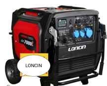 موتوربرق۷ کیلو وات سایلنت بنزینی لانسین مدل LC7000i ا LONCIN LC7000i