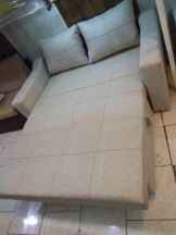  کاناپه تختخوابشو مدل وی باکسدار - نسکافه ای تیره