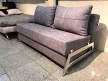  مبل تخت خواب شو مدل دیانا - طوسی روشن ا Sofabed.diyana