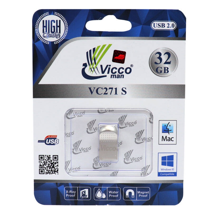  فلش مموری ویکومن مدل VC 271 ظرفیت 32 گیگابایت ا Vicco Man VC271 Flash Memory - 32GB