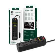  مبدل برق و شارژر داخل خودرو گرین لاین Green Stark Plus Power Inverter 200W