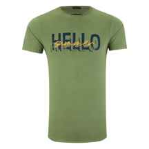 تیشرت آستین کوتاه یقه گرد پریمو مدل Hello summer 1461/11
