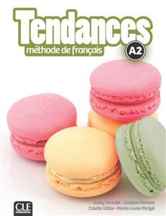  کتاب فرانسه Tendances A2 + cahier + DVD