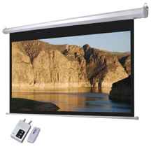  Scope High quality Motorized Projector Screen 300x300 ا پرده نمایش برقی پروژکتور اسکوپ پارچه عالی سایز 300x 300