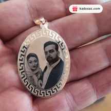 پلاک طلا با عکس و متن دلخواه