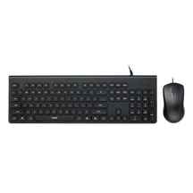  صفحه کلید و ماوس باسیم رپو مدل NX2100 با حروف فارسی ا Rapoo NX2100 Combo Set Keyboard and Mouse