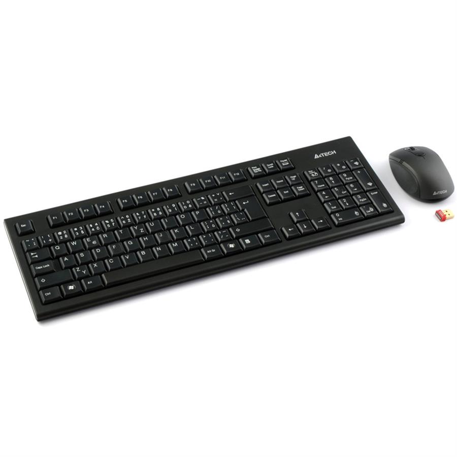  کیبورد و ماوس بی سیم ای فورتک مدل 7100N ا A4Tech 7100N Wireless Keyboard And Mouse