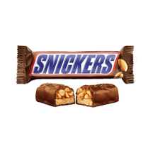 شکلات اسنیکرز SNICKERS با مغز بادام زمینی همراه با کارامل دانه ای36گرم ا SNICKERS