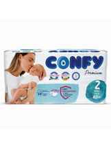  پوشک کانفی CONFY اصل ترک سایز2بسته 40 عددی ا CONFY