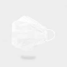  ماسک سه بعدی 3D پرو سفید دوازده رو هشت هف بسته سلفونی 10 عددی