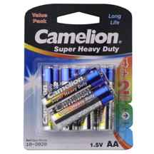  پک باتری قلمی Camelion AA ا Camelion Super Heavy Duty R6P AA Battery Pack of 6