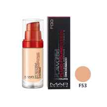  کرم پودر پمپی فلوئید مپ بوته Map Beaute Cream Foundation Fluid F53 کد 399780