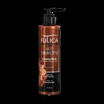 كرم تقویت كننده، ترمیم كننده و مغذی موهای قهوه ای فولیكا حجم 200 میلی لیتر ا fulica Cream that strengthens, repairs and nourishes brown hair 200 ml