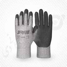  دستکش ضد برش کف مواد لتکس کات5 FOX (کد: 1555)