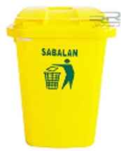  سطل زباله پلاستیکی مخزن پلی اتیلن 40 لیتری ا bucket