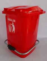  سطل زباله پلاستیکی مخزن پلی اتیلن پدال دار 60 لیتری ا Bucket 60