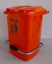  سطل زباله پلاستیکی مخزن پلی اتیلن پدال دار 20 لیتری ا Bucket 20