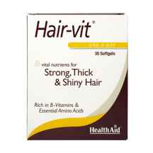 کپسول هیرویت هلث اید | ۳۰ عدد | تقویت مو و ناخن ا Health Aid Hair-Vit 30 Cap
