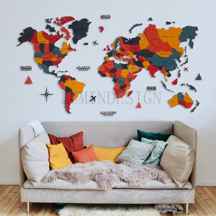 نقشه جهان پازلی بوهو