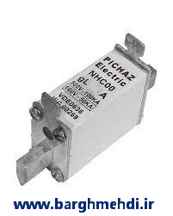 فیوز کاردی 50 آمپر پایه کوتاه پیچازالکتریک سایزNHC00 ا KNIFE FUSE 50A_500V_50KA_NHC00 PICHAZ ELECTRIC