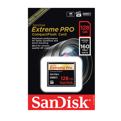  کارت حافظه سندیسک SanDisk CF 128 GB/160(MB/s)/1067X