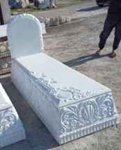 سنگ قبر مرمر سفید