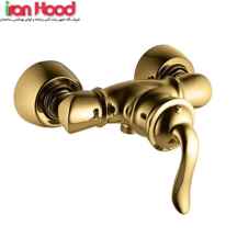 شیر توالت البرز روز مدل اسپیرال طلایی ا Alborzrooz gold-Spiral toilet tap
