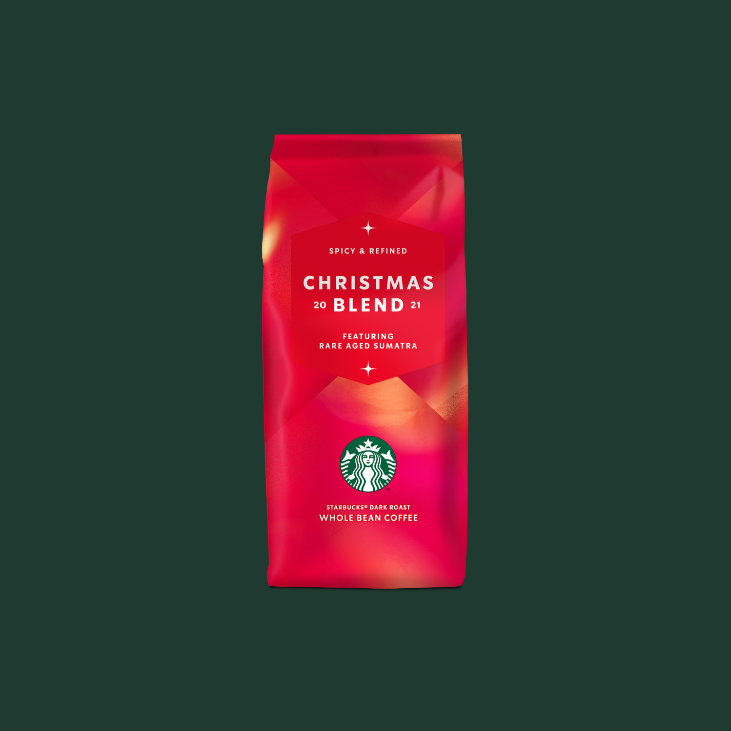  دان قهوه کریسمس بلند Christmas Blend برند استارباکس 250 گرمی (لیمیتد ادیشن کریسمس)