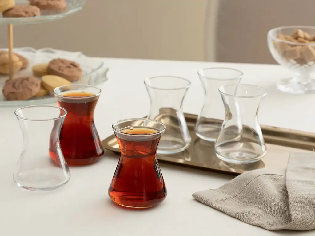 ست استکان چای خوری انگلیش هوم FLAT GLASS