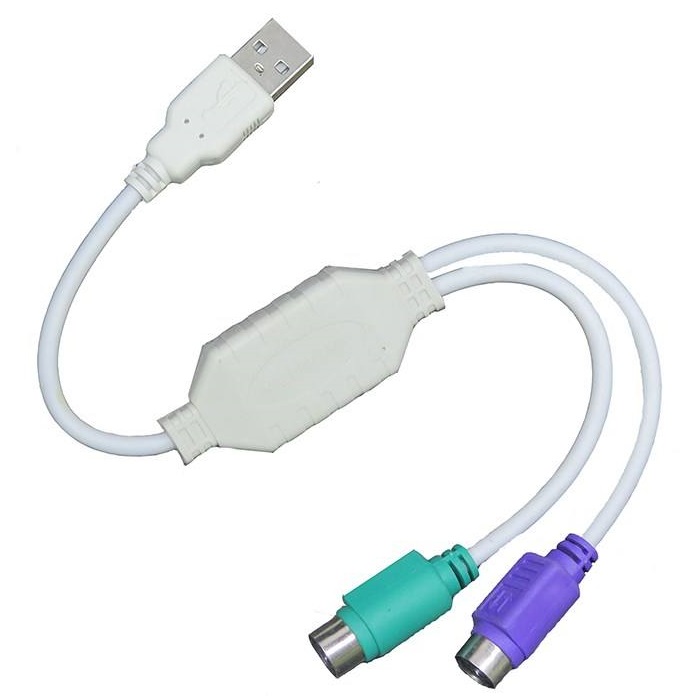  کابل تبدیل ps2 به USB به طول ۳۰ سانتی متر برد دار مارک G-PLUS