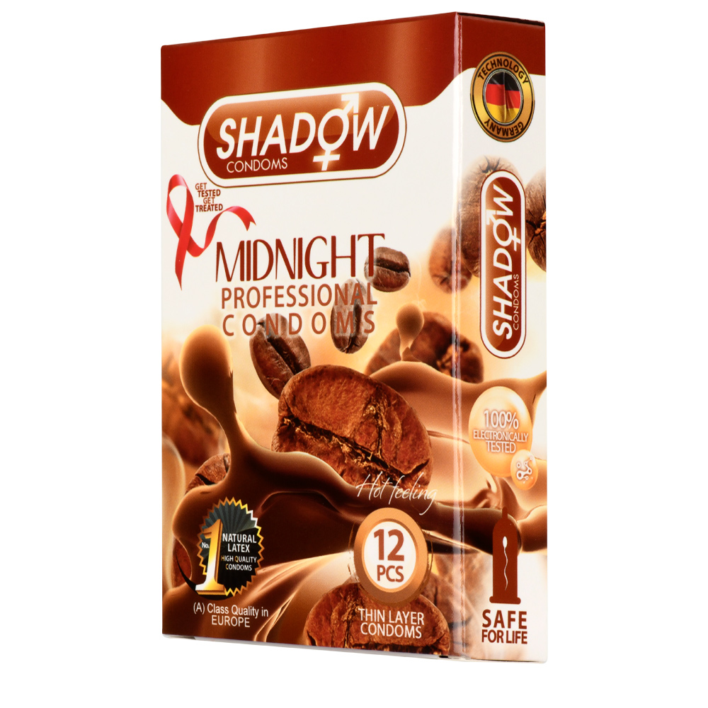 کاندوم مدل میدنایت 12 عددی ا Midnight Condoms