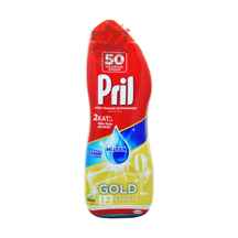  ژل ماشین ظرفشویی دو فاز پریل لیمویی حجم 900 میلی لیتر ا Pril Gold Jel کد 268179