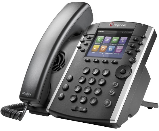  تلفن VoIP پلی کام مدل VVX 410 تحت شبکه ا Polycom VVX 410 Phone