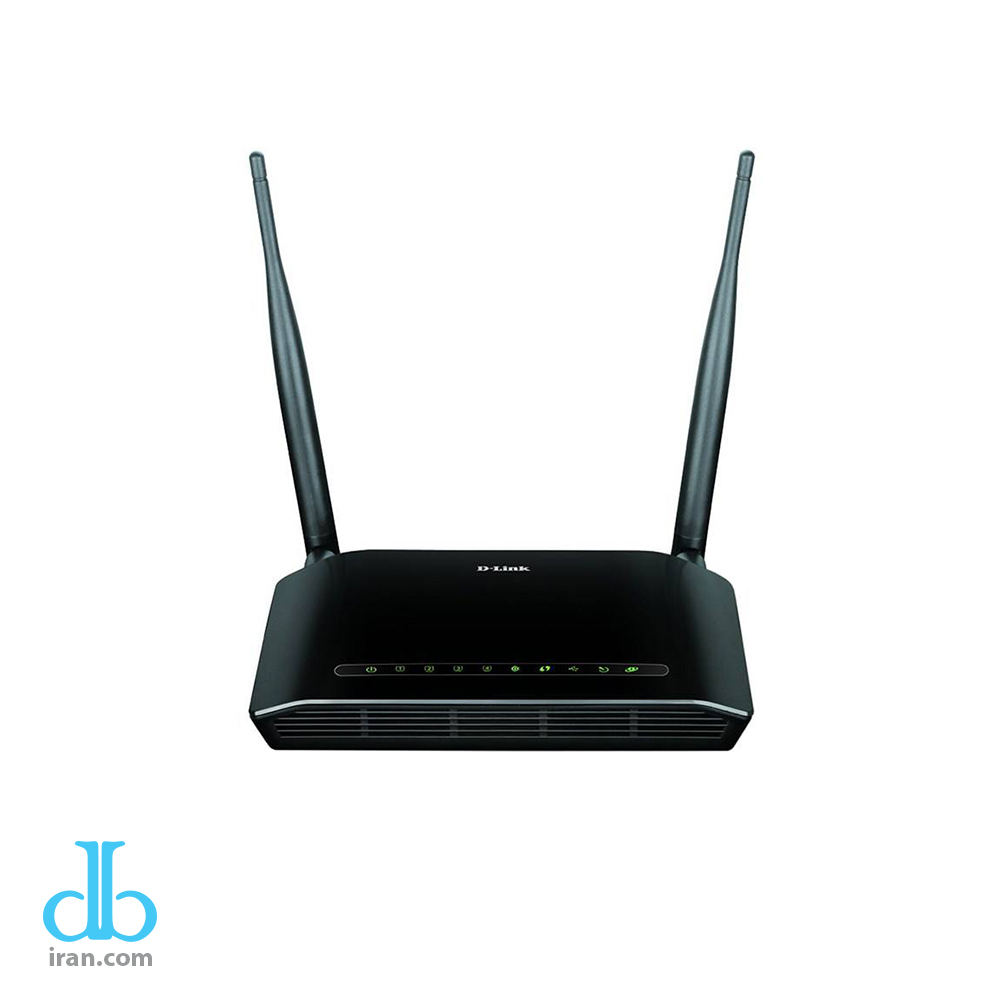  مودم روتر ADSL2 Plus بی‌ سیم N300 دی-لینک مدل DSL-2740U ا D-Link DSL-2740U ADSL2 Plus Wireless N300 Modem Router