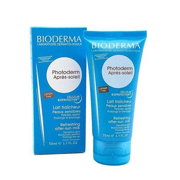  Bioderma Photoderm Apres-Soleil Refreshing After-Sun Milk 50ml کرم مرطوب کننده و آبرسان بایودرما ۵۰ میل