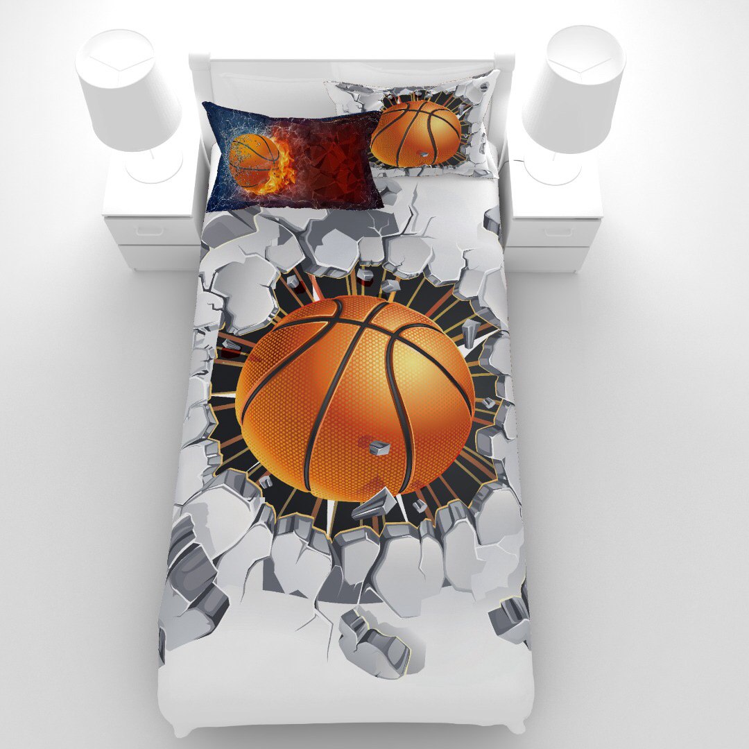  سرویس خواب برند گوزل guzel مدل توپ بسکتبال یکنفره 5تکه کپی