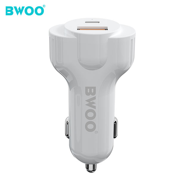  BWOO – شارژر فندکی USB + Type C