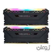  رم دسکتاپ کورسیر Corsair VENGEANCE RGB PRO 16GB 8GBx2 3200MHz CL16 Desktop RAM