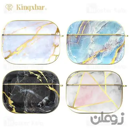  کاور ایرپاد پرو Apple Airpods Pro Kingxbar Swarovski Marble Series