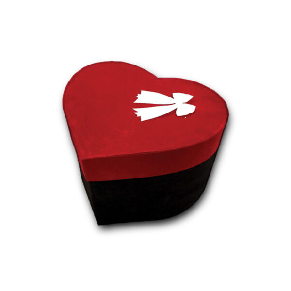  جعبه کادویی طرح قلب مخملی شامل 10 سایز