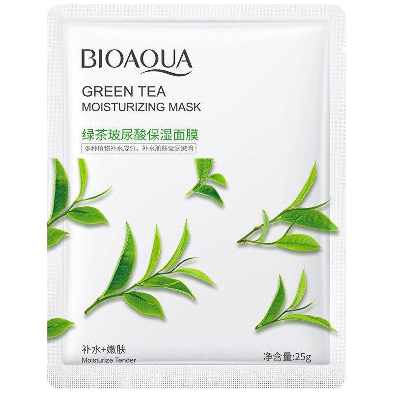  ماسک ورقه ای چای سبز بیوآکوا - BIOAQUA