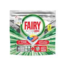  قرص ماشین ظرفشویی پلاتینیوم پلاس 8 تایی فیری Fairy