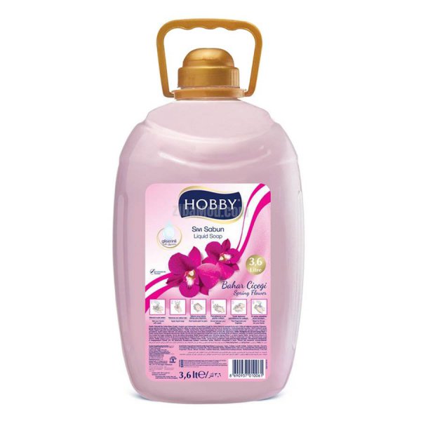  مایع دستشویی رمانتیک با رایحه گل بنفشه هوبی 3.6 لیتری Hobby