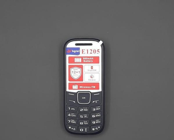 گوشی موبایل دکمه ای Kgtel E1205 تک سیم کارت