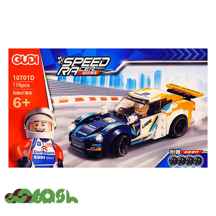 اسباب بازی ساختنی لگو ماشین مسابقه ای مدل Gudi speed racer کد ۱۰۷۰۱d